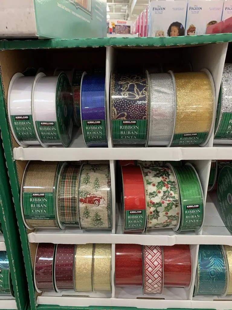 Costco Ribbon, Kirkland Signature Wire Edged, 50 yards Costco Fan