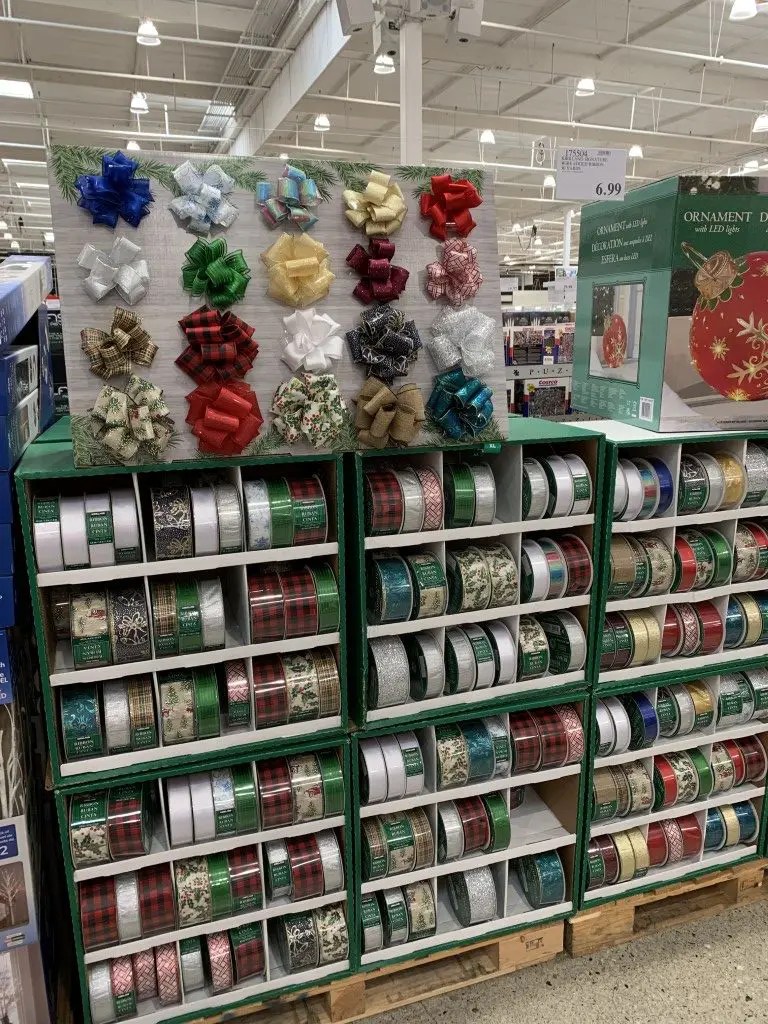 Costco Ribbon, Kirkland Signature Wire Edged, 50 yards Costco Fan