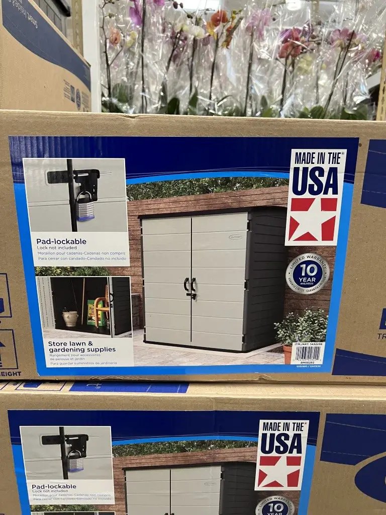 Costco Suncast Shed, 4' x 6' Vertical Storage Shed Costco Fan