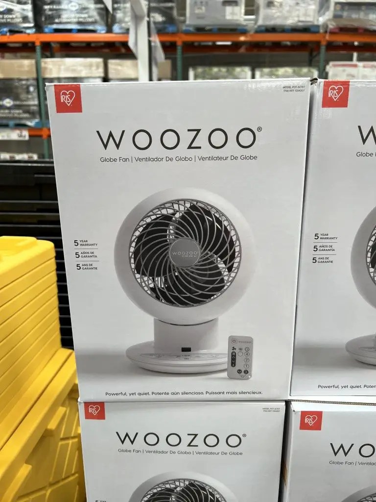 Costco WooZoo Fan, 5Speed Oscillating Fan w/ Remote Costco Fan