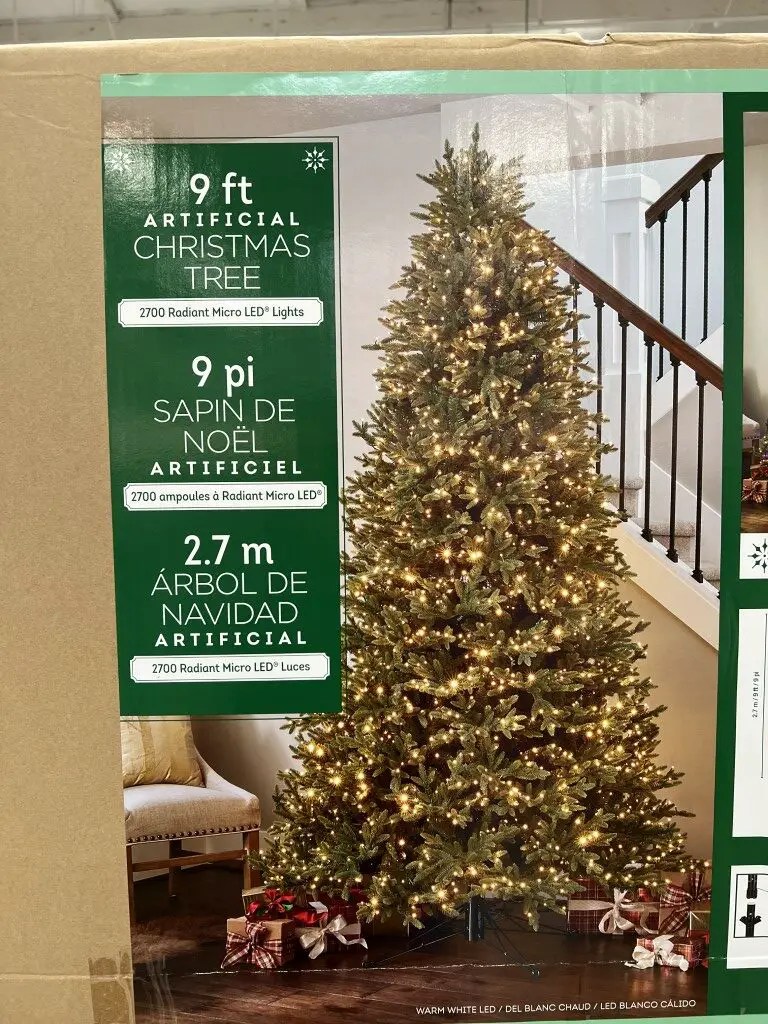 Costco Christmas Trees, 7.5' and 9' MicroLED, 2022(024)