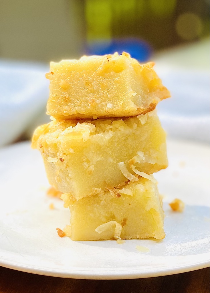 Hawaiian Butter Mochi (One Bowl Recipe) Olivia Yi