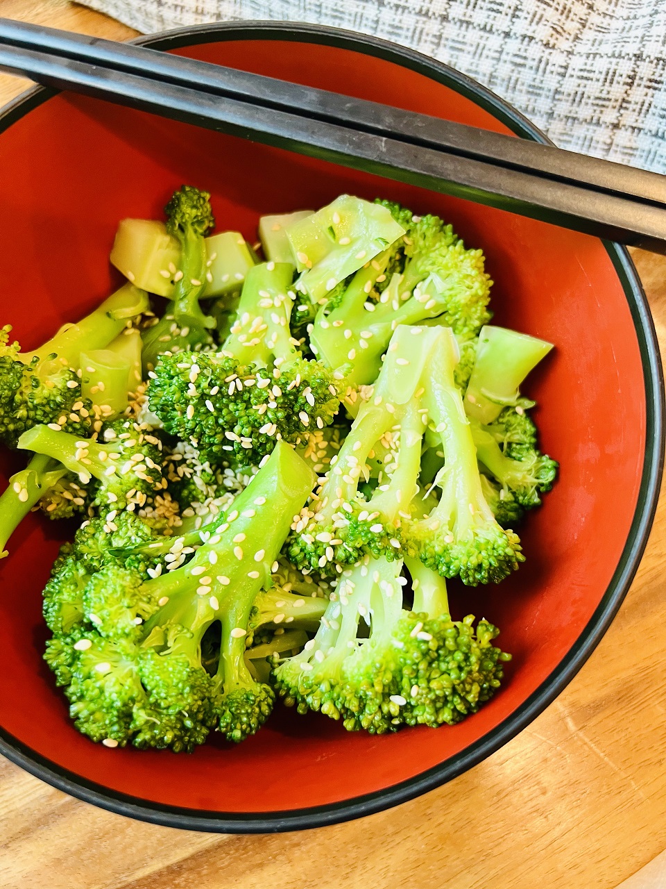 Sesame Broccoli Olivia Yi