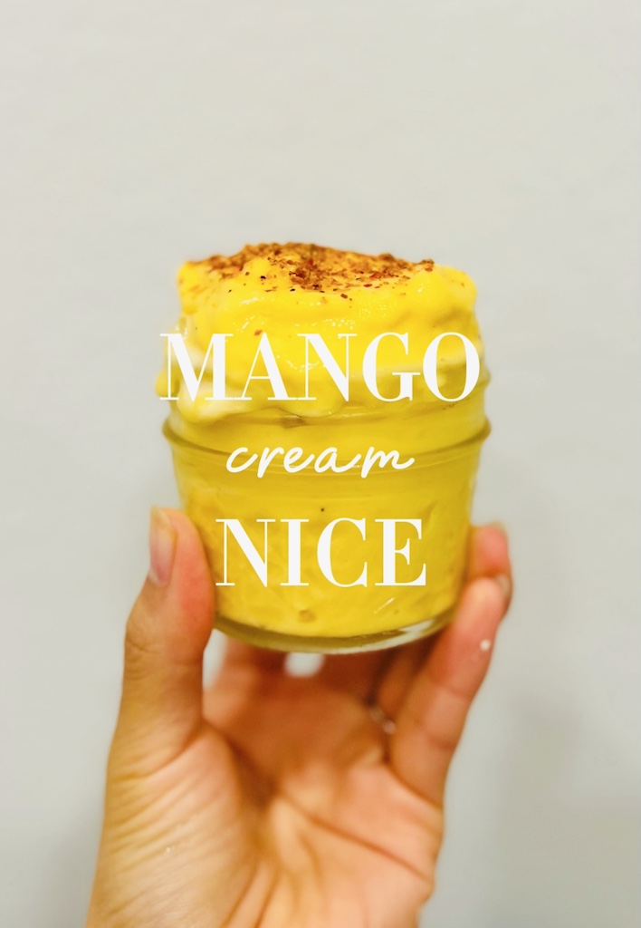 Easy 5 Minute Mango Nice Cream Olivia Yi