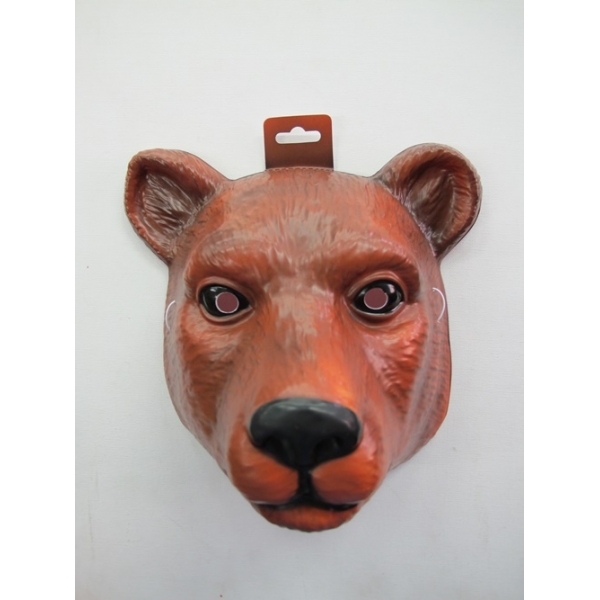 Large Bear Animal Plastic Masks