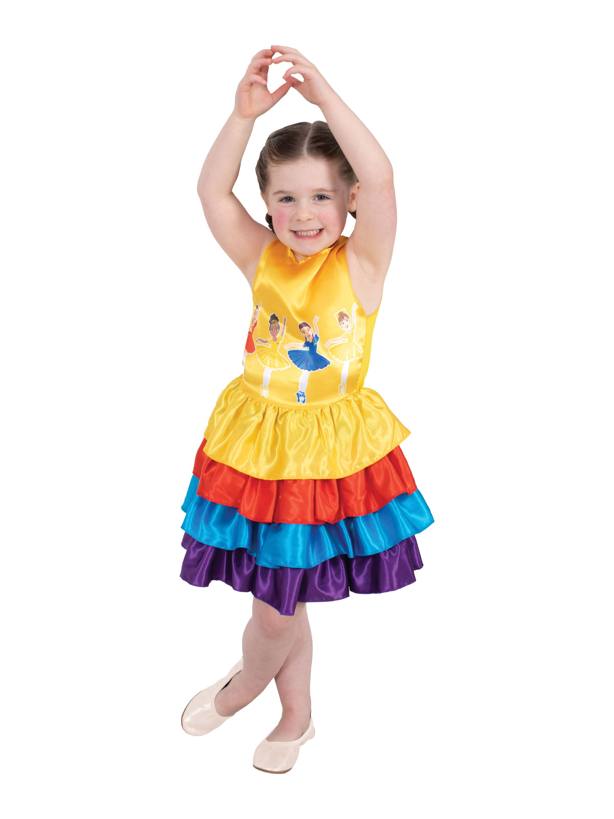 The Wiggles Ballerina Multicoloured Dress Child Costume Closet