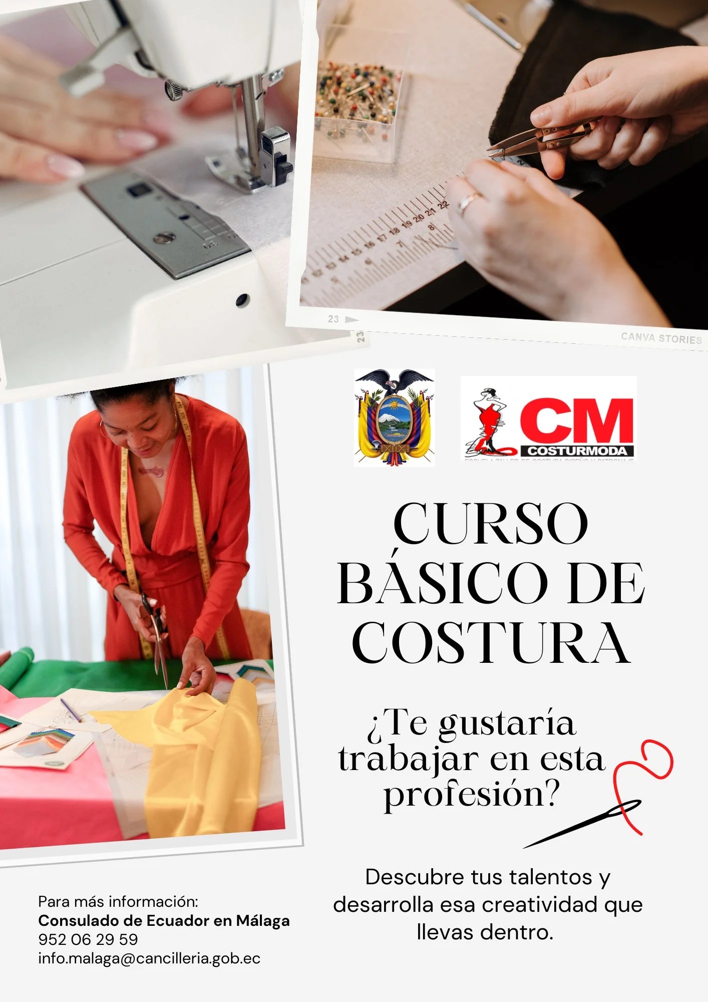 CURSO CONSULADO ECUADOR Costurmoda
