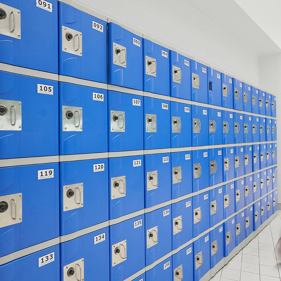 Plastic Lockers COS Working Spaces