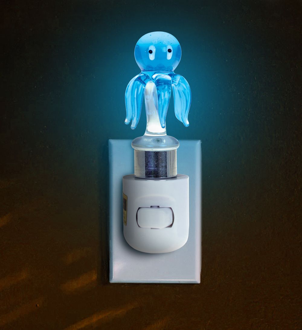 Octopus LED Glass Art Night Light CoTa Global