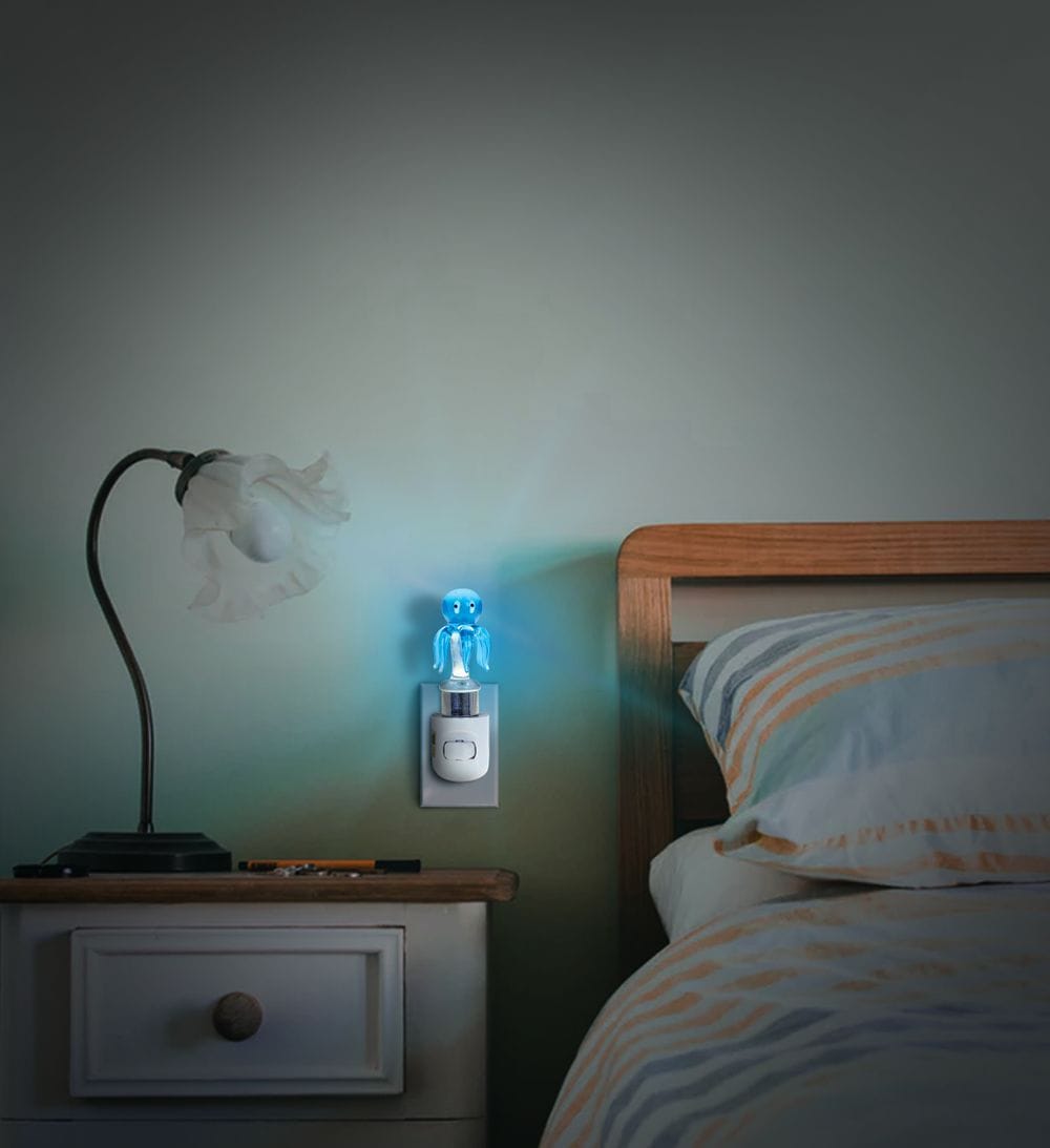 Octopus LED Glass Art Night Light CoTa Global