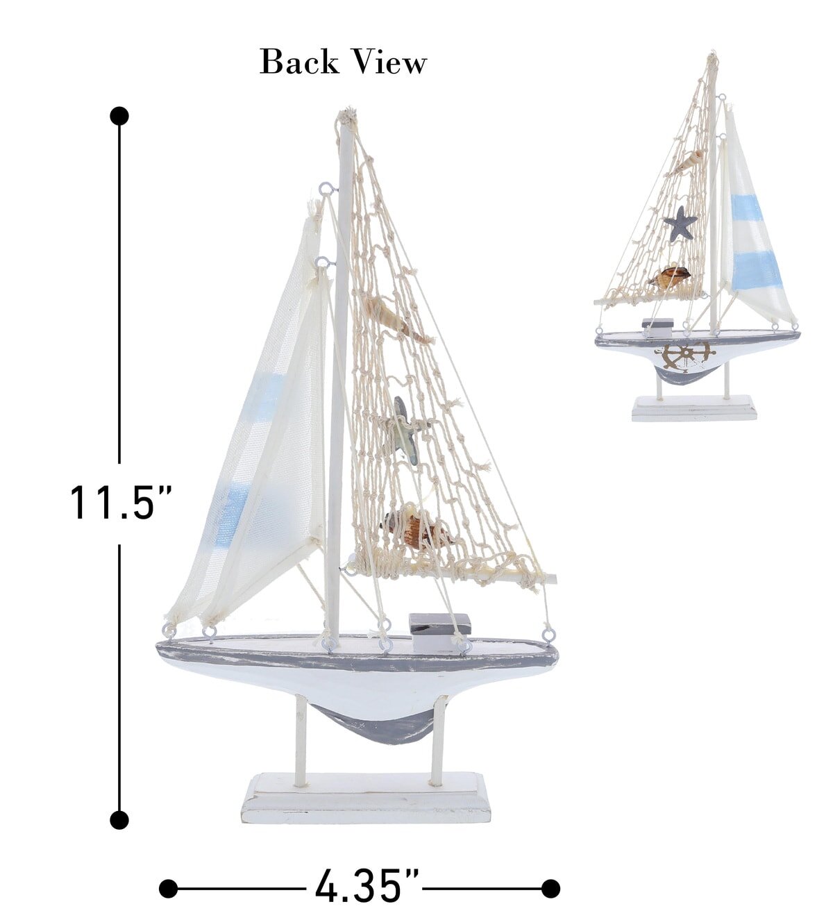 Moonlight Sailboat Nautical Decor CoTa Global