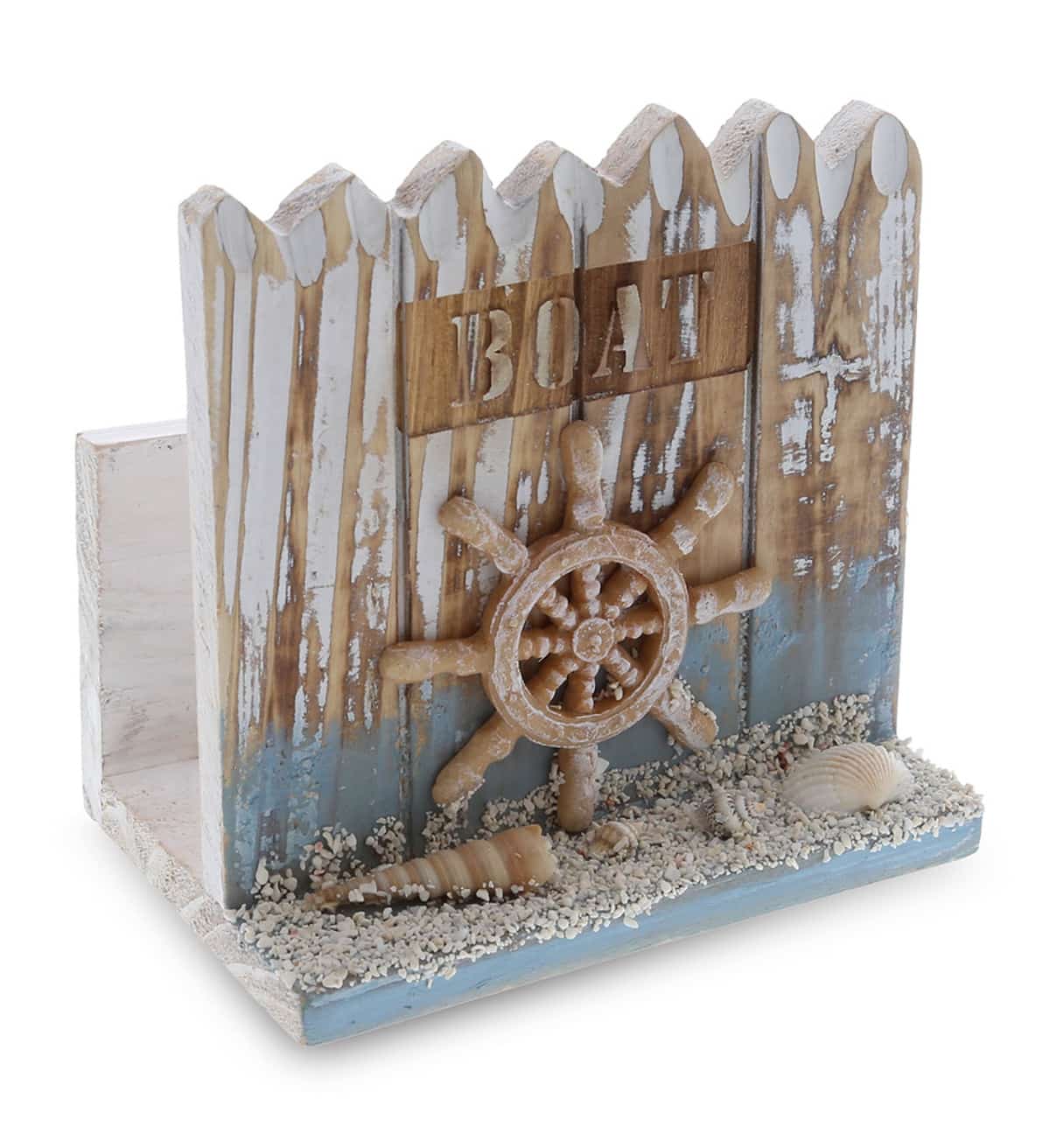 Coastal Horizon Napkin Holder Nautical Decor CoTa Global