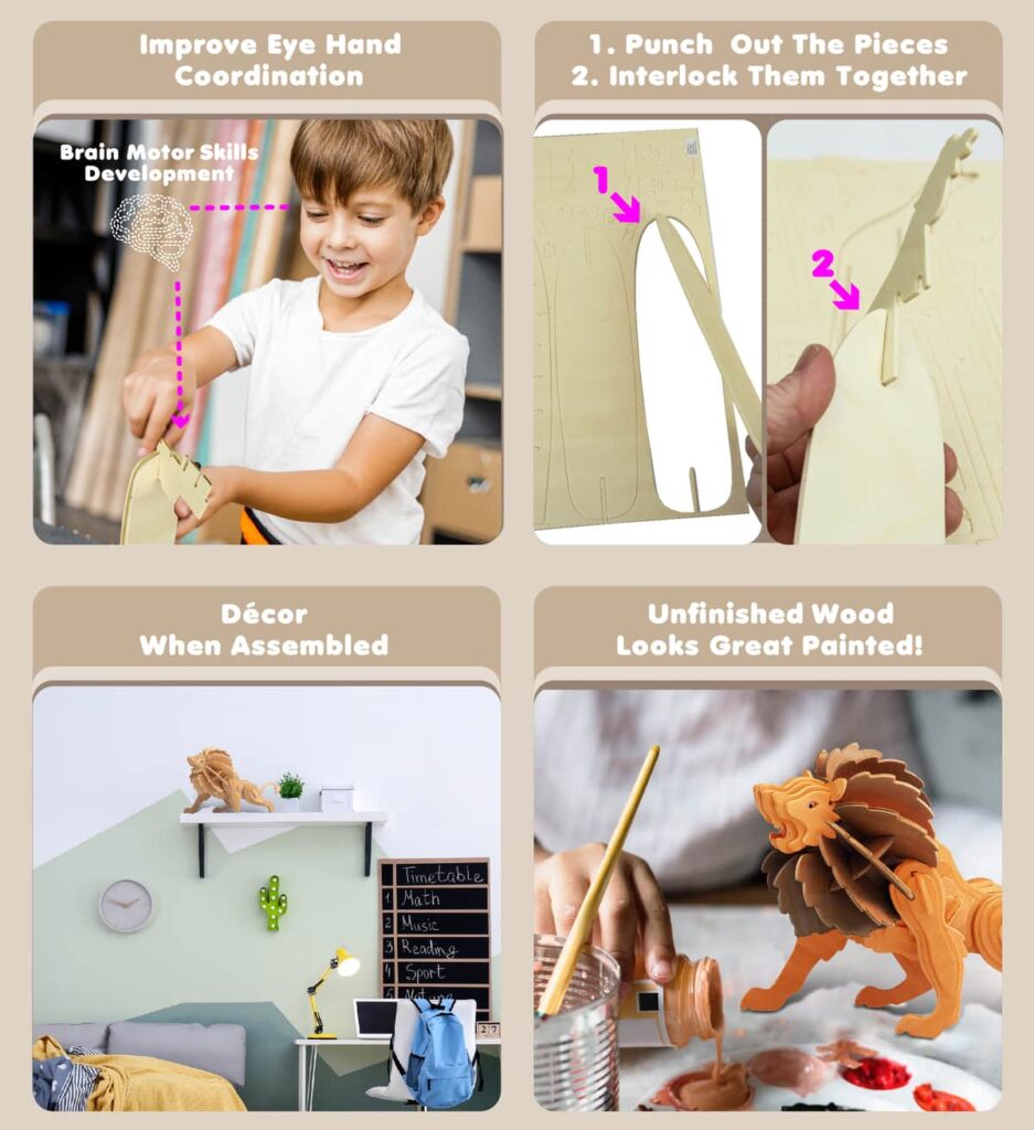 Little Lion 3D Puzzles CoTa Global