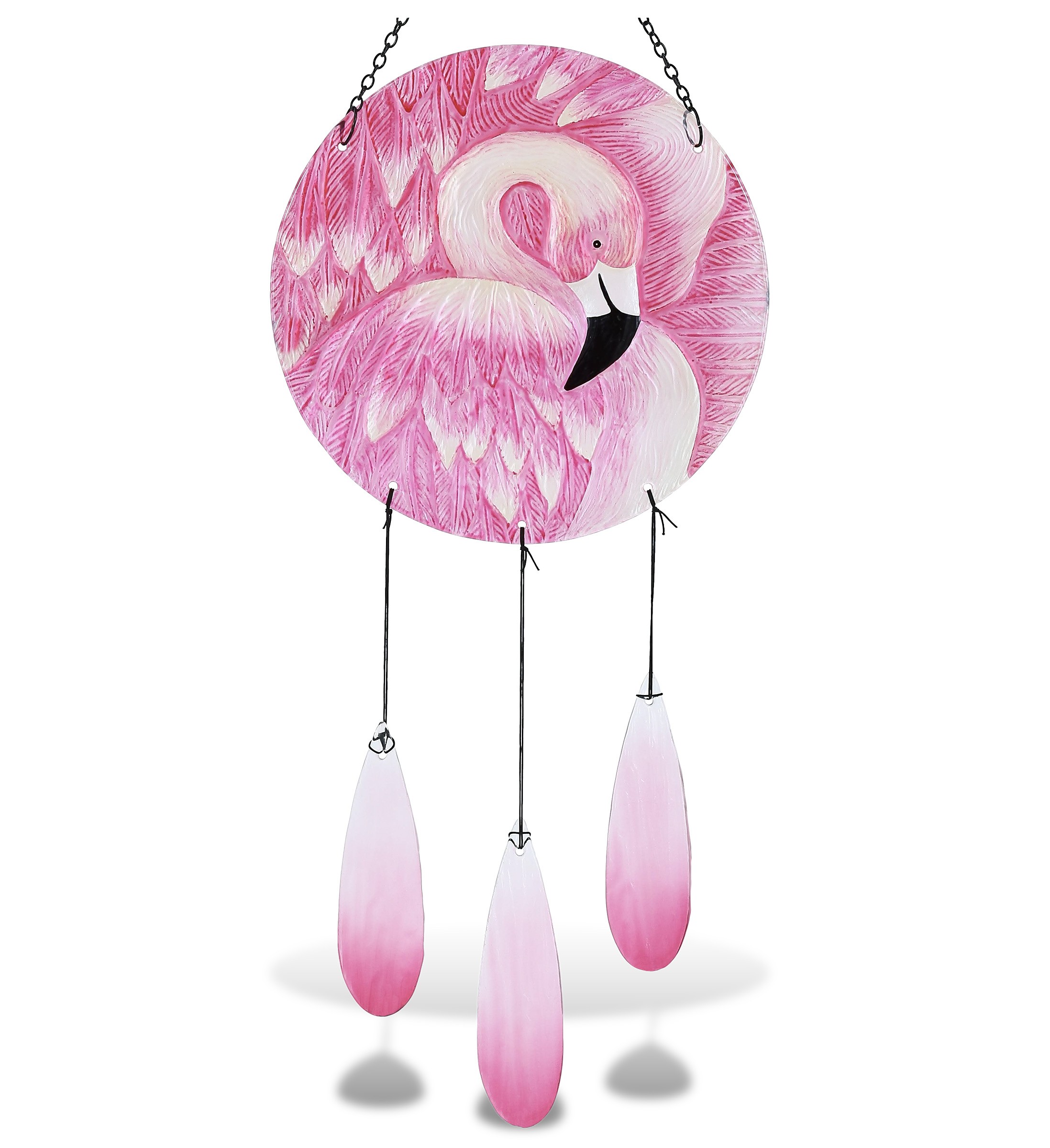 Tropical Flamingo Wind Chime CoTa Global