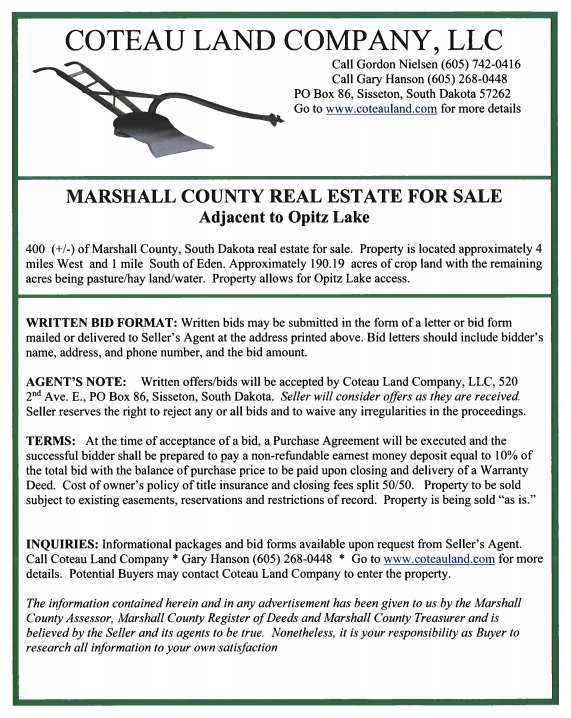 Coteau Land Company, LLC Full Service Real Estate Firm Northeast