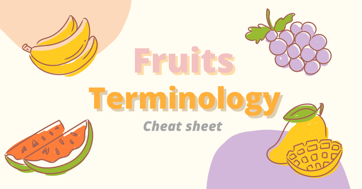 Japanese Fruits Vocabulary Cheat Sheet Series Coto Academy
