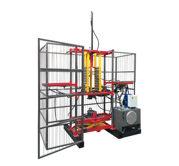 Coton COT7 hydraulic tyre tripling machine