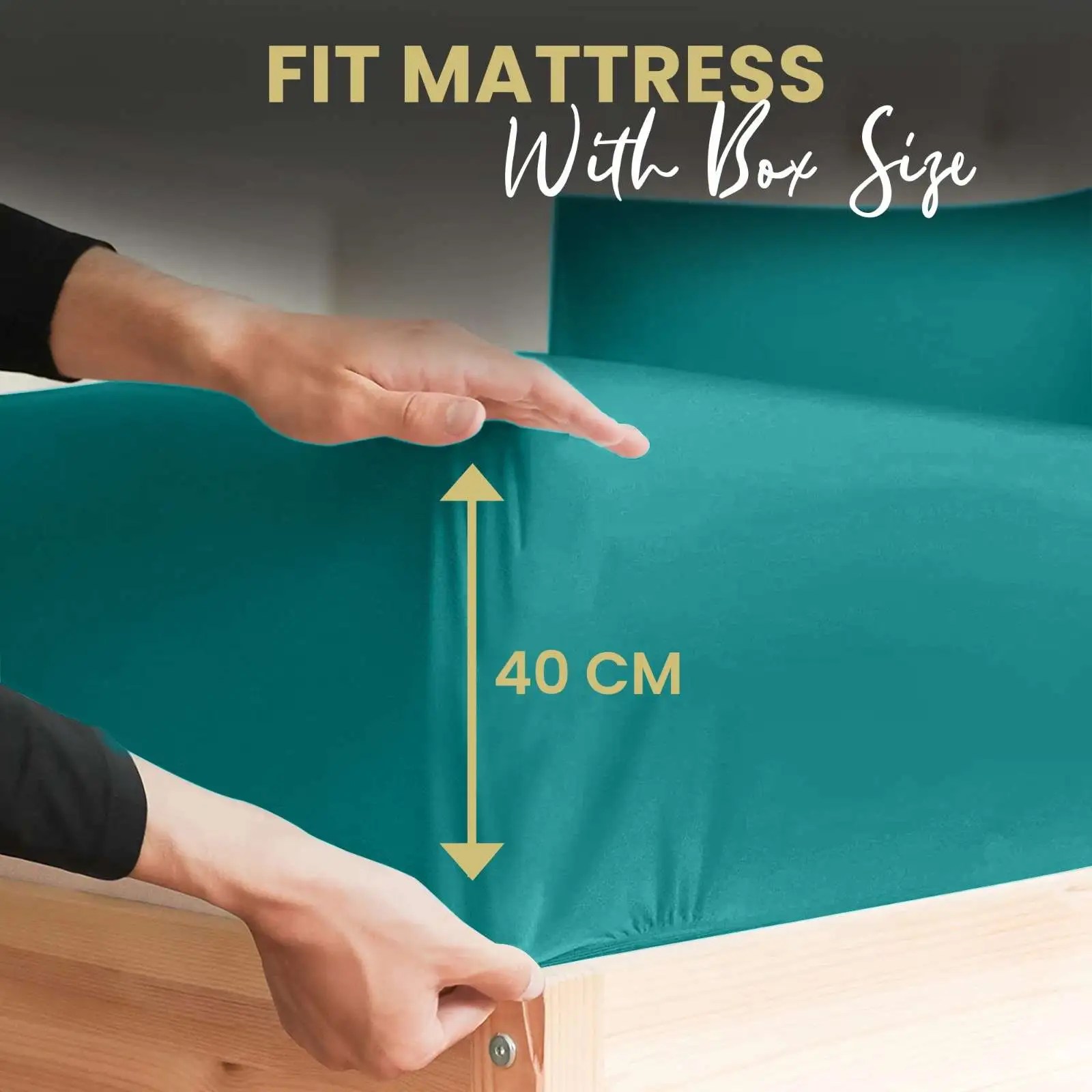 Deep Pocket Fitted Sheets 50 Polyester 50 Cotton COTON MODE