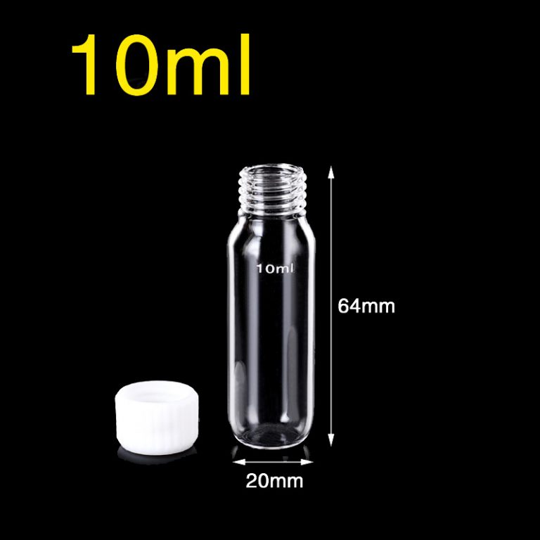 QL5310, 10mL, 20 x 64mm, Screw Quartz Sample Vials CotsLab