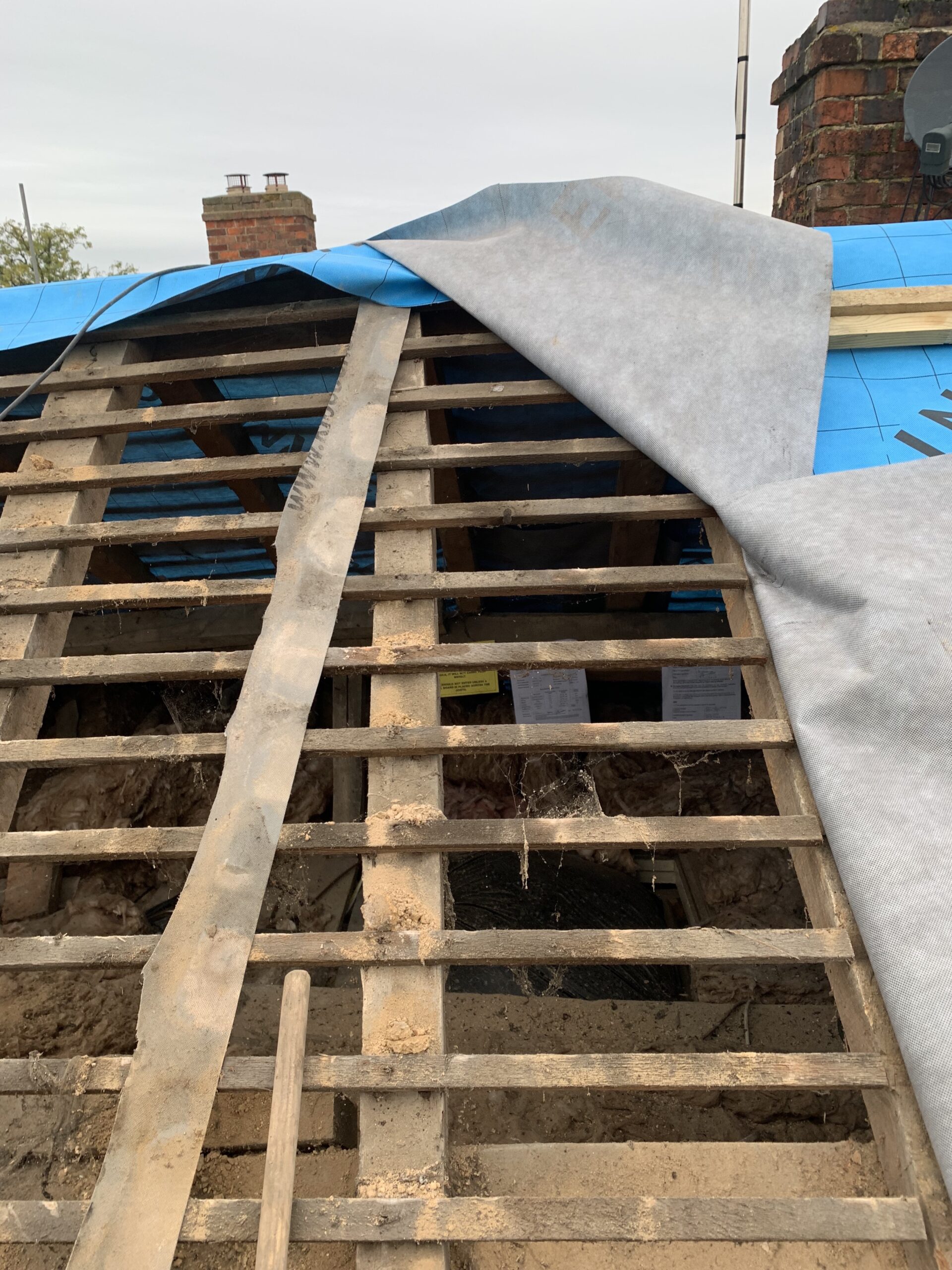 Strip Existing Roof and Re Build, Cheltenham. Cotswold Roof Co.