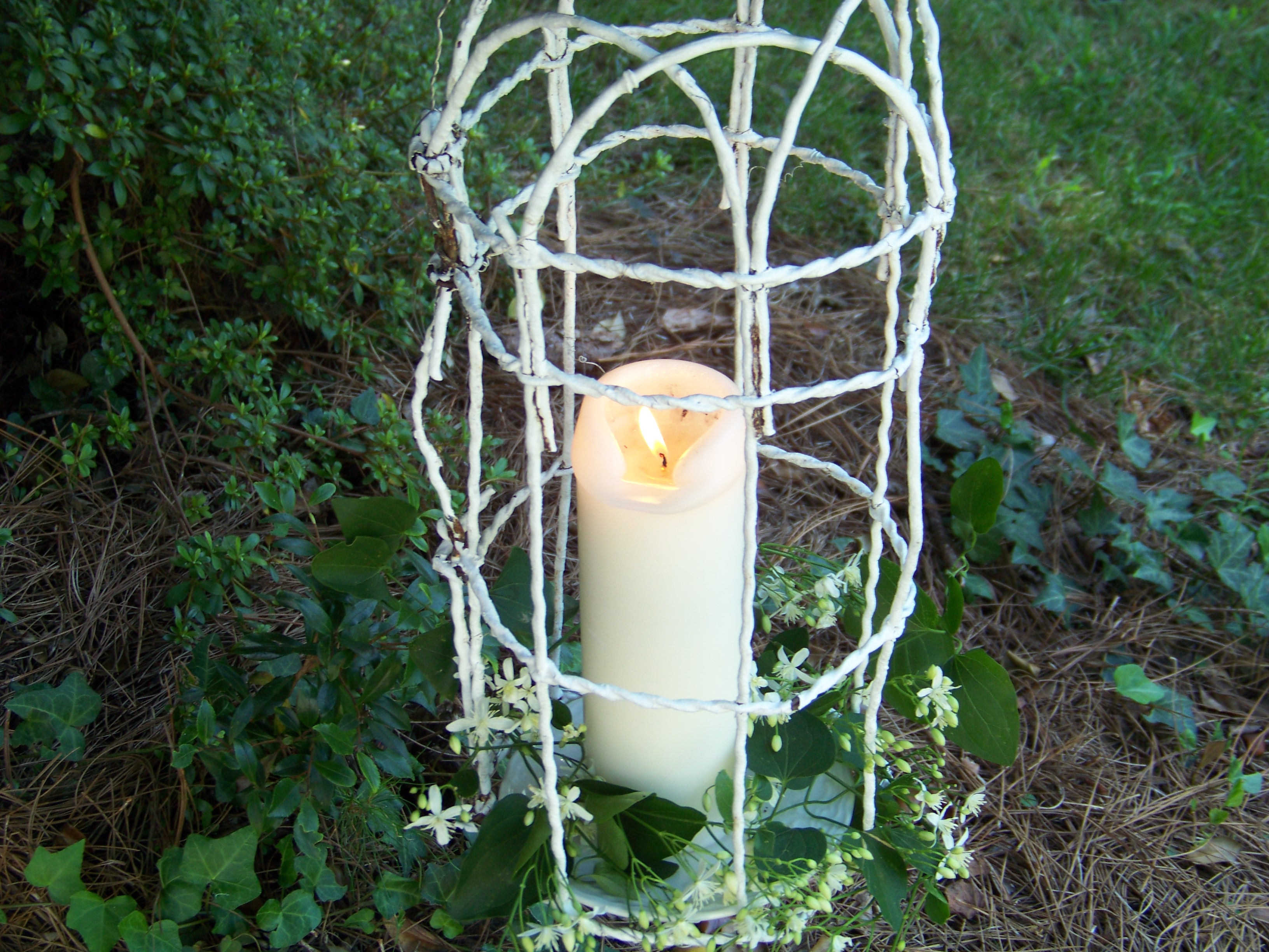 DIY garden lantern cottage fix