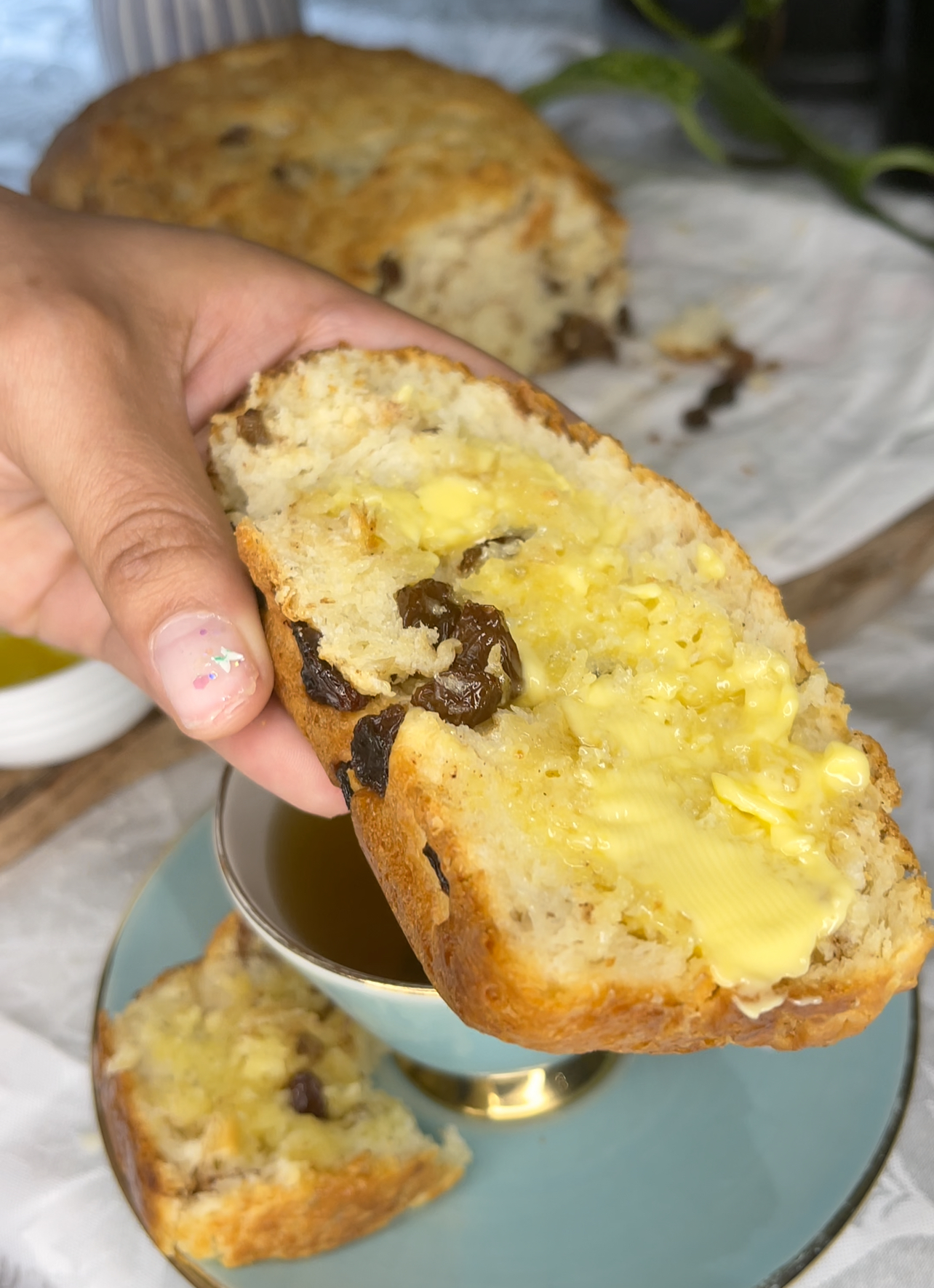 Easy rustic cinnamon raisin bread ⋆ tia's recipes