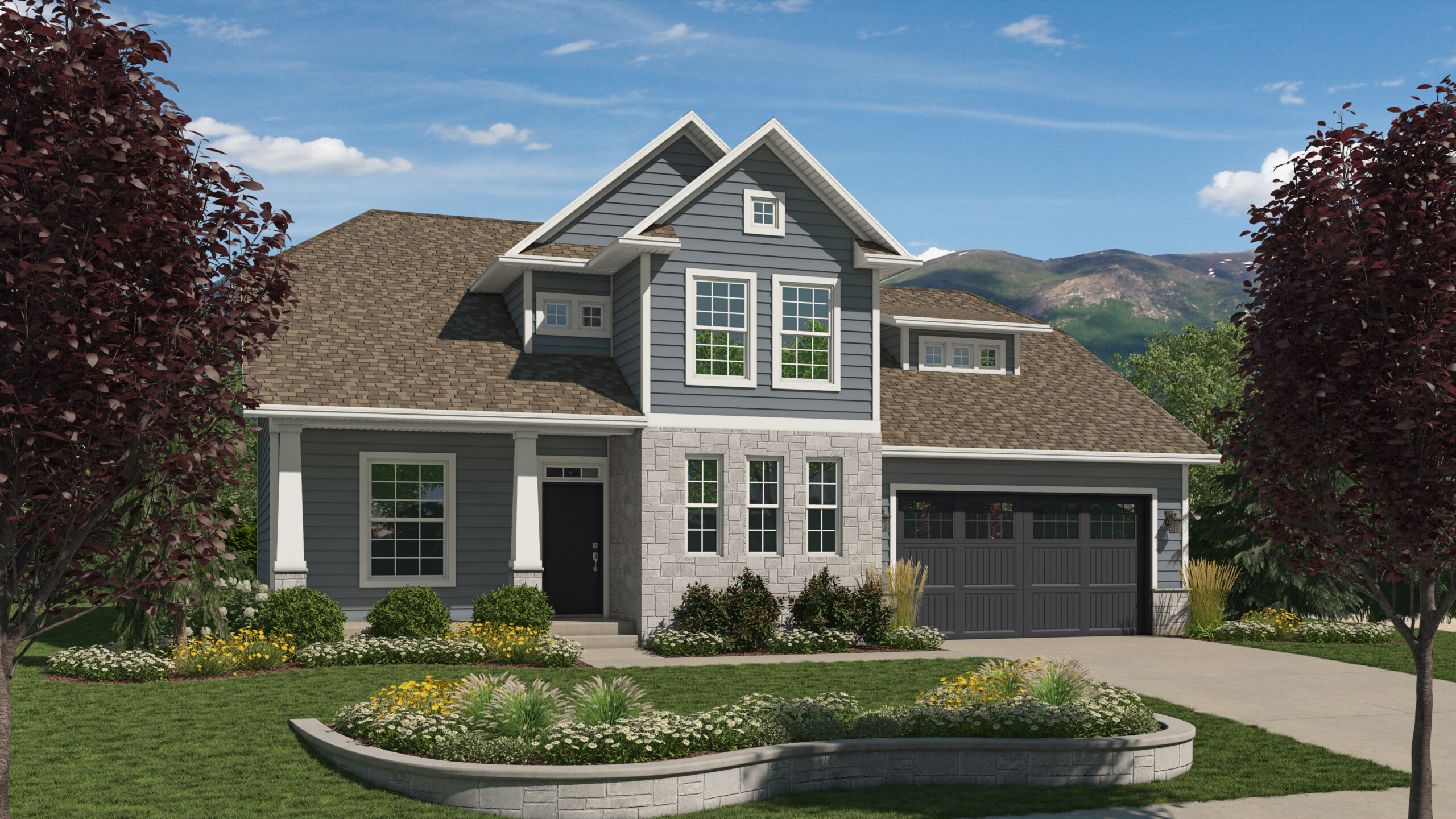 The Alexandria 2 Two Story (Master on Main Level) Cottle Homes