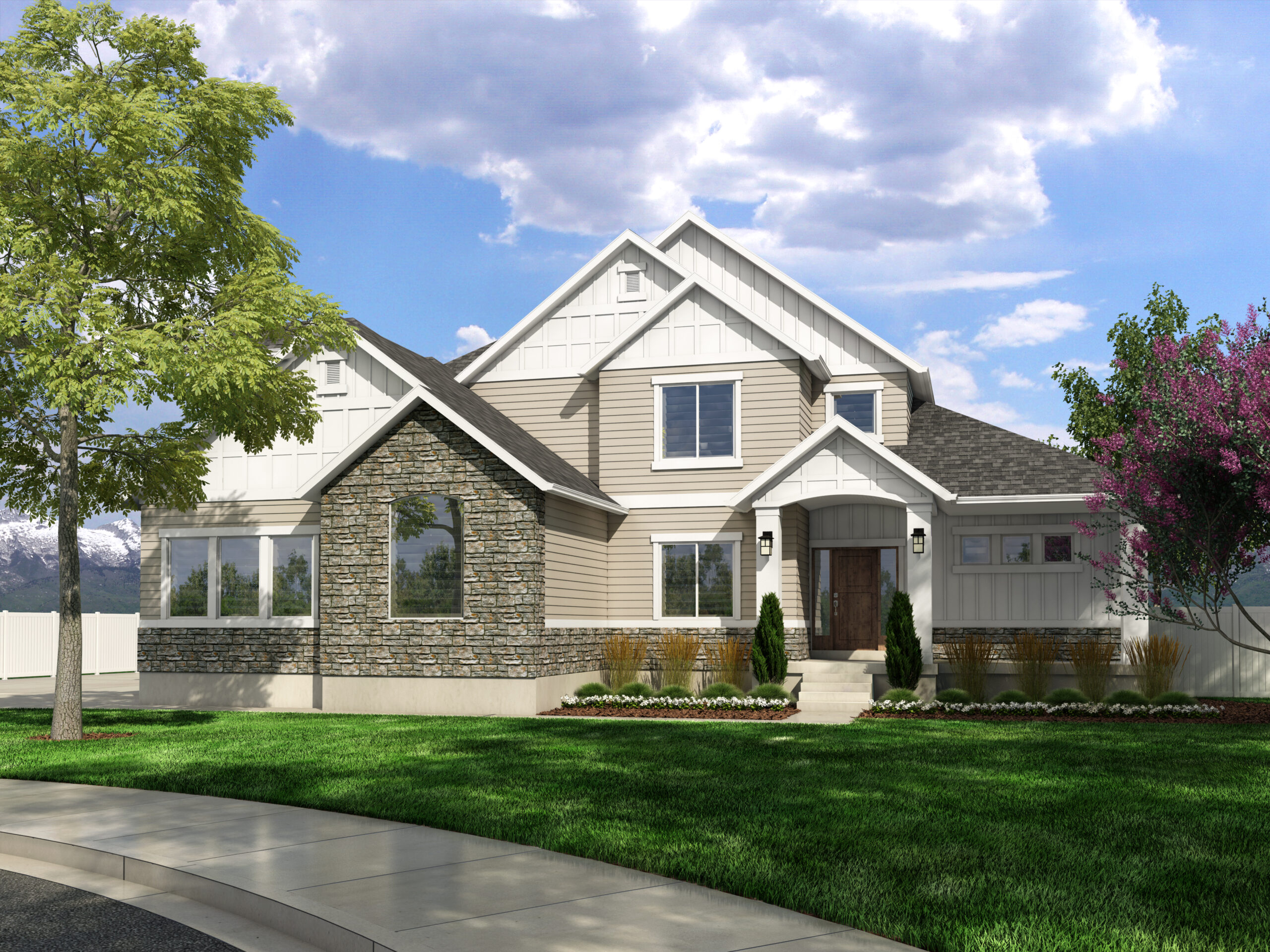 The Roanoke Two Story (Master on Main Level) Cottle Homes