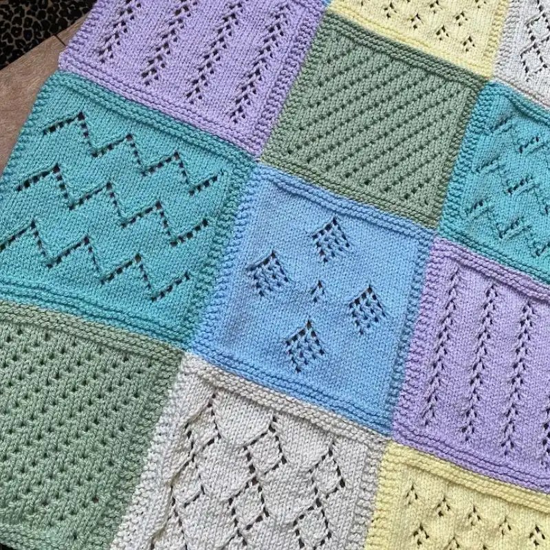 30 Unique Patchwork Blanket Knitting Patterns Knit Your Way To Coziness