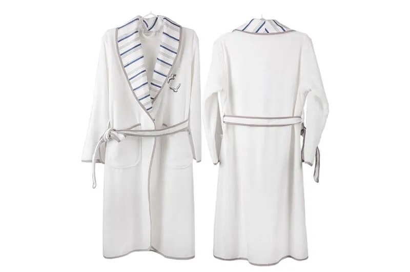 Organic Cotton Bathrobe For Women Cotton and Olive