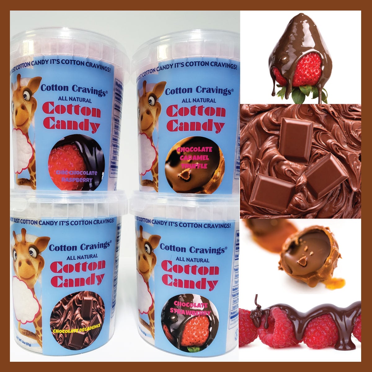 Chocolate Lovers 4Pack BOGO Cotton Cravings