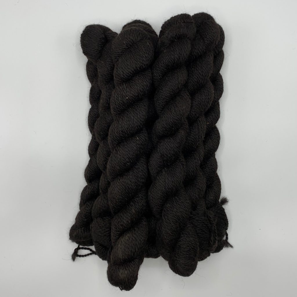 True Black Baby Alpaca Yarn