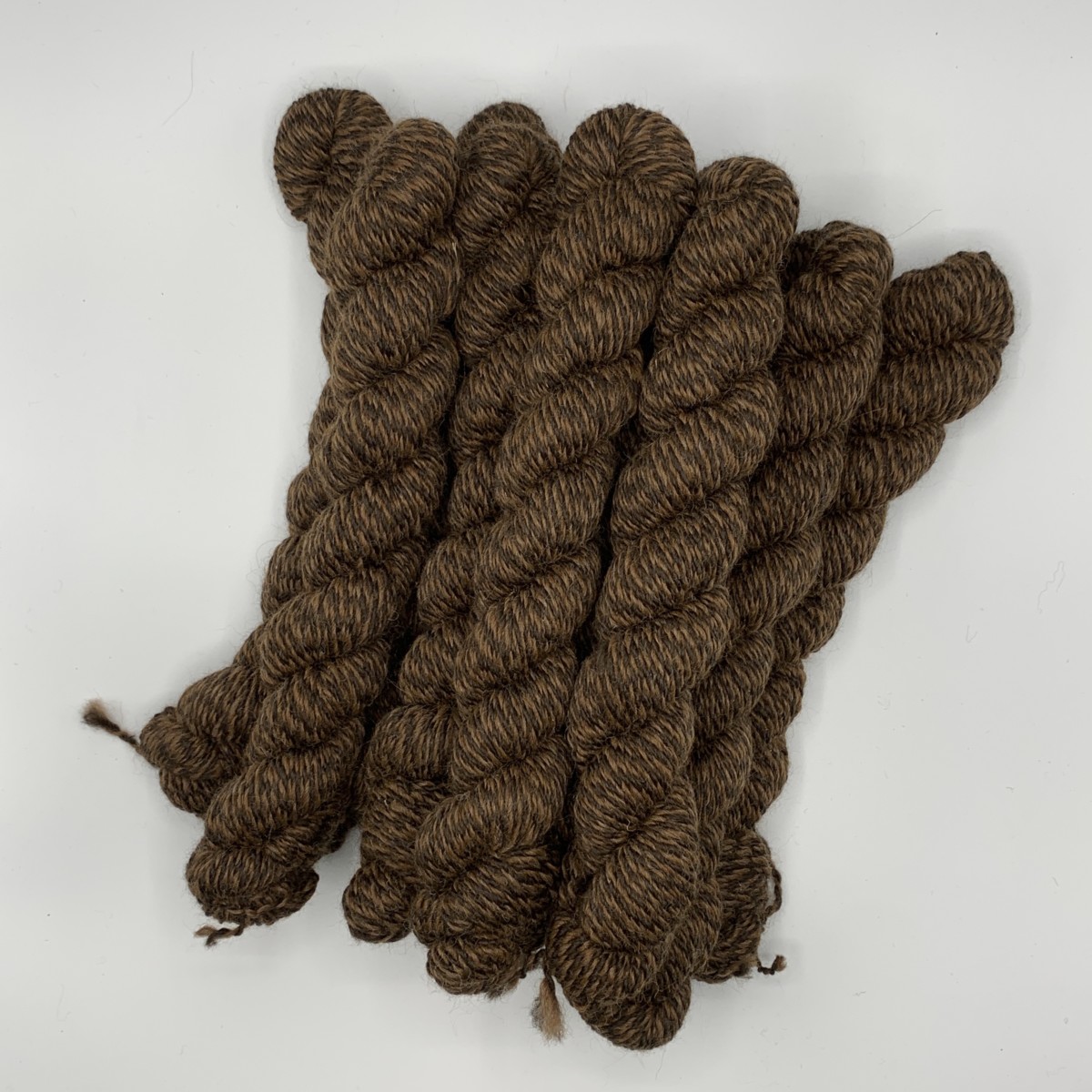 Black & Brown Barber Pole Royal Alpaca Yarn