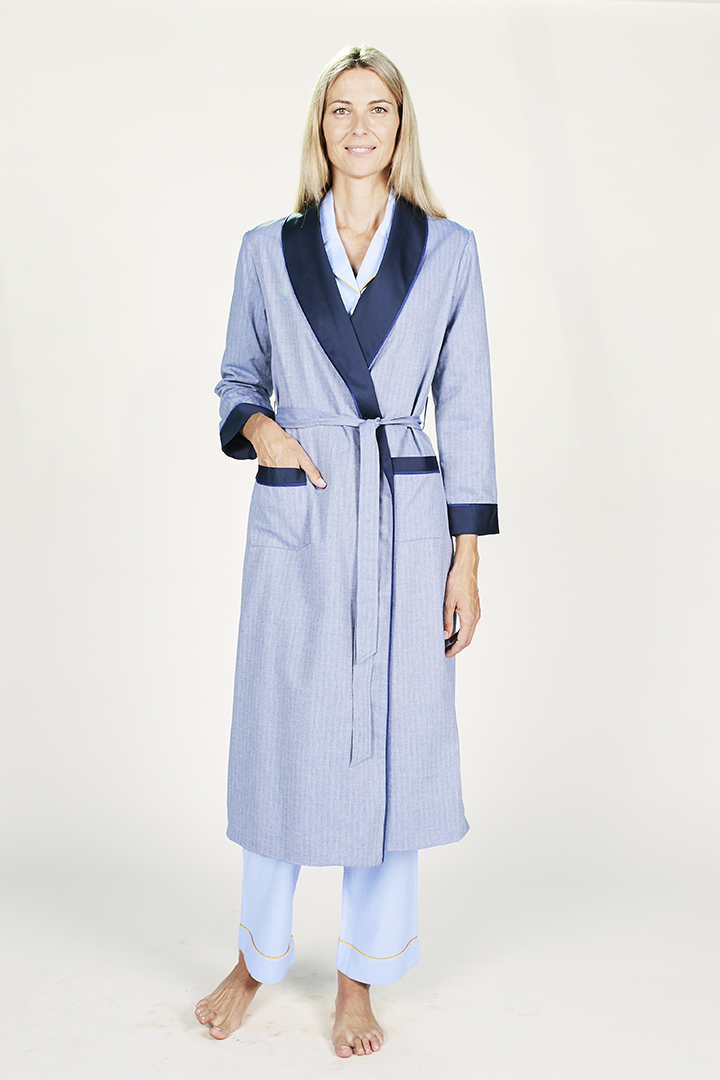 HERRINGBONE WOMEN`S ROBE Cotton Dream