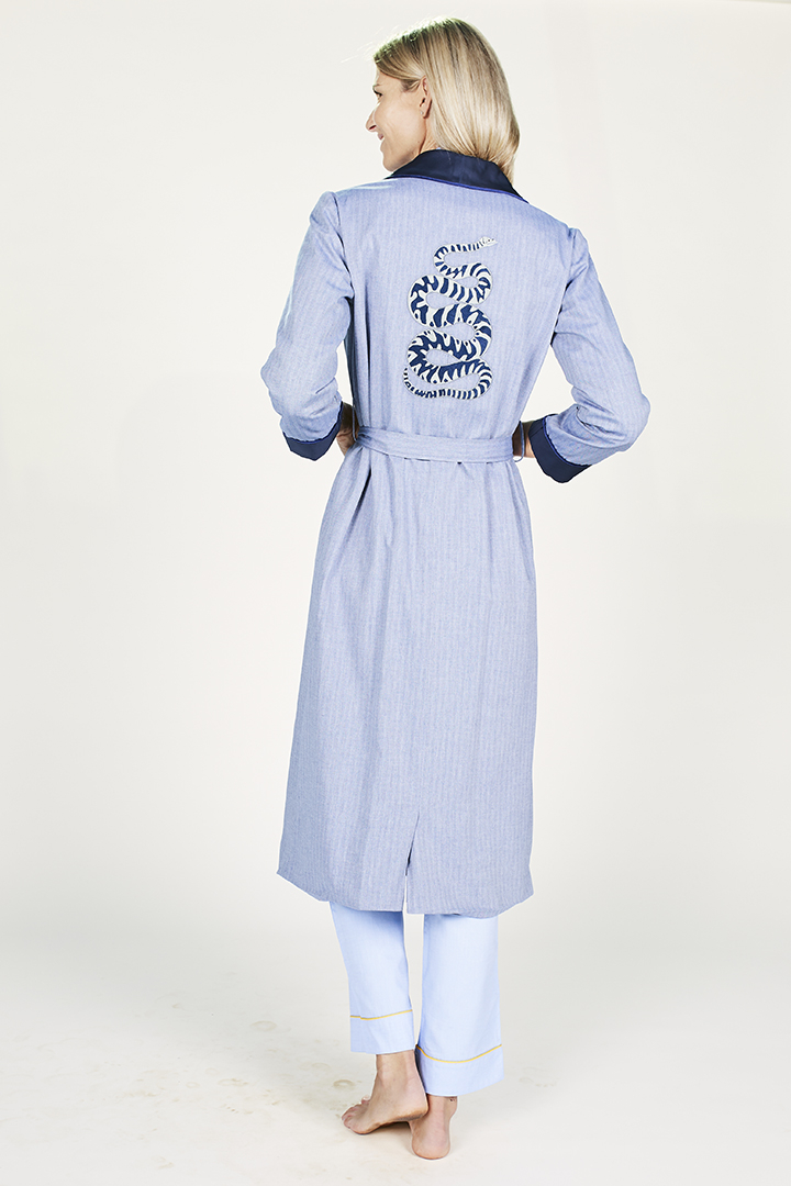 HERRINGBONE WOMEN`S ROBE Cotton Dream