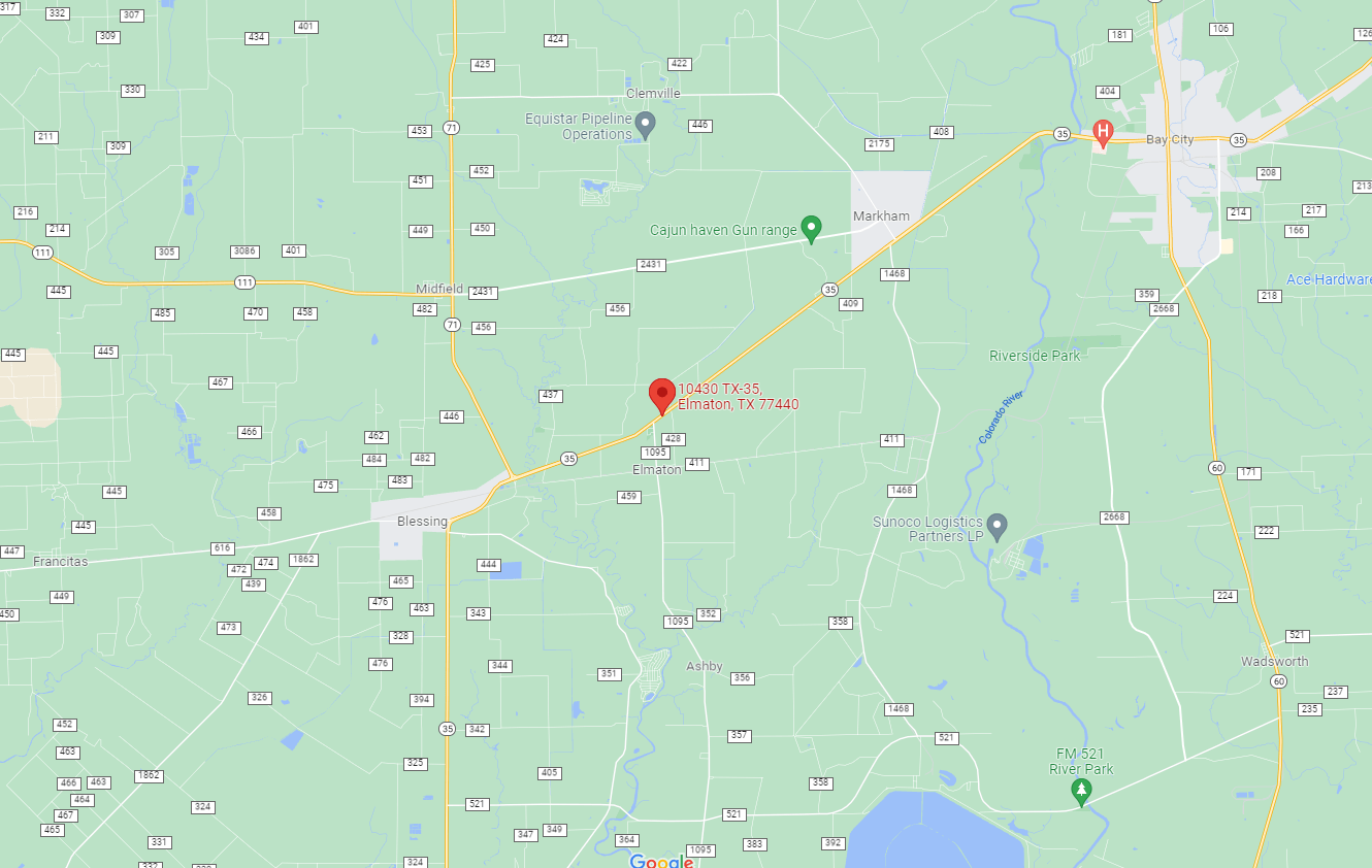 Location Cotton Patch RV Park El Maton, Texas