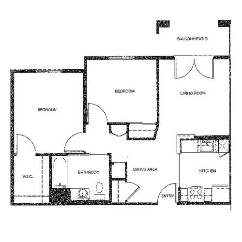 Floor Plans Cotton's Point Senior Apartments in San Clemente