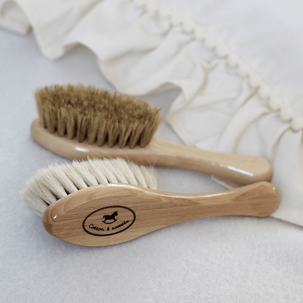 Children's cradle cap brush made of bristles Cotton & Sweets