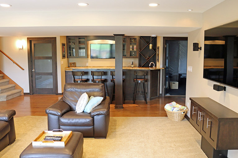 Basement Renovation Cottrell Construction