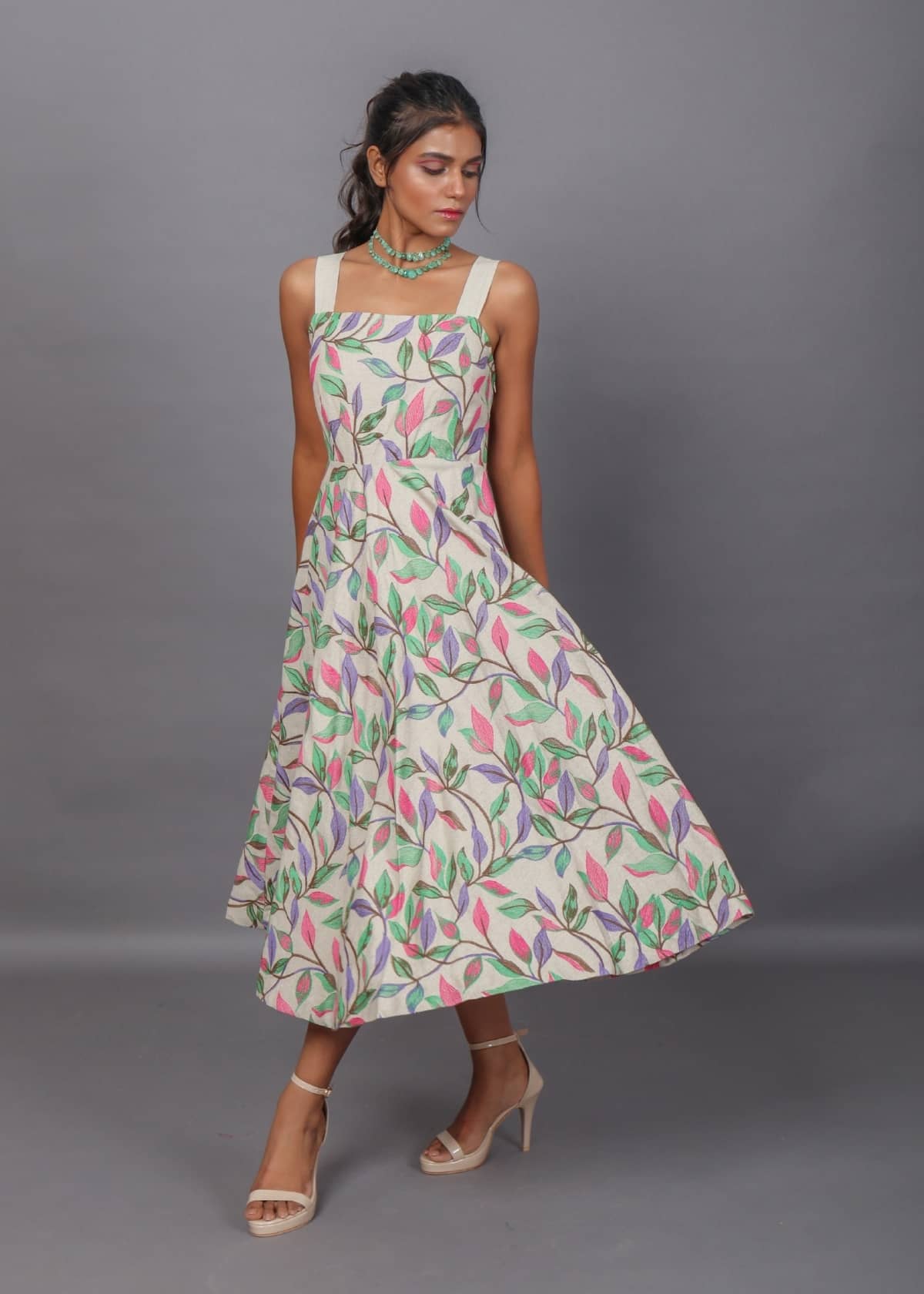 Bias Quad Dress Couché