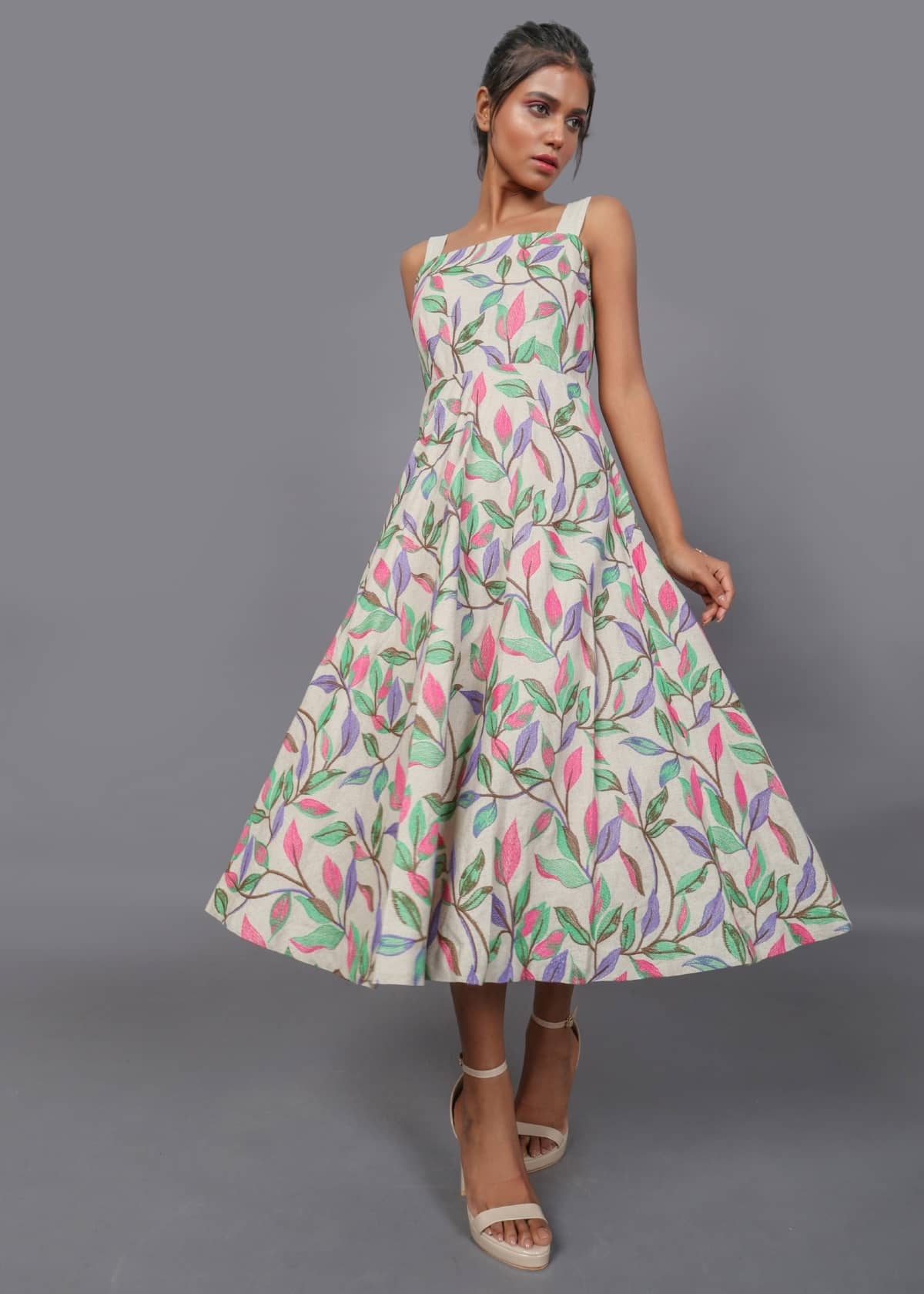 Bias Quad Dress Couché