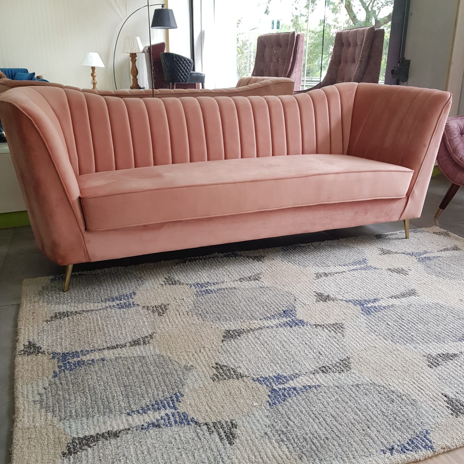 Canvas Sofa Set Baci Living Room