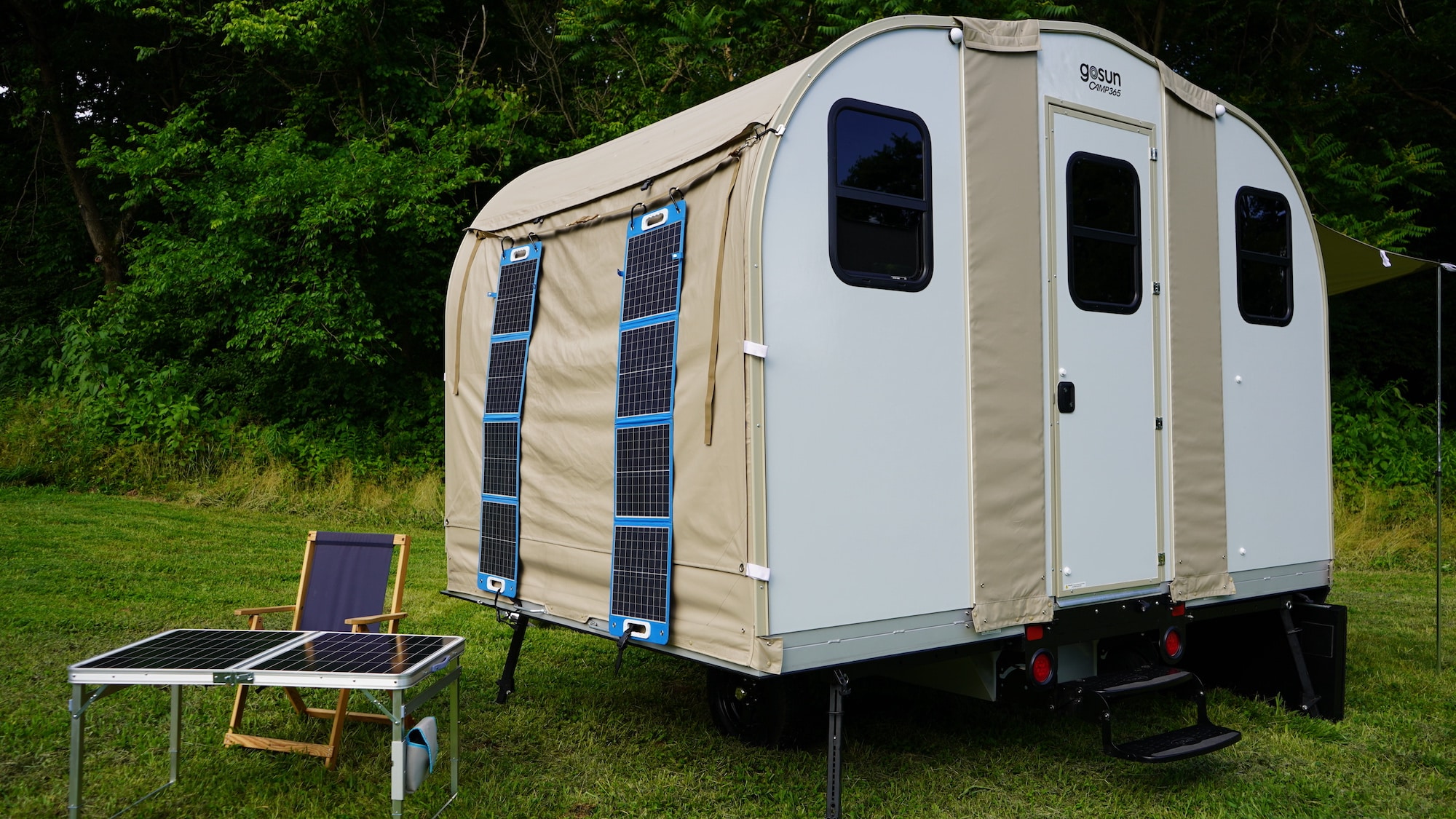 GoSun Camp365 Solar Powered Trailer for Off Grid Camping Couch Potato