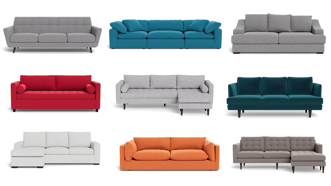 Furniture Stores in Austin Mid Century Modern Furniture ACP Couch