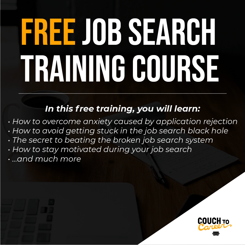 FREE Job Search Training Course Couch to Career