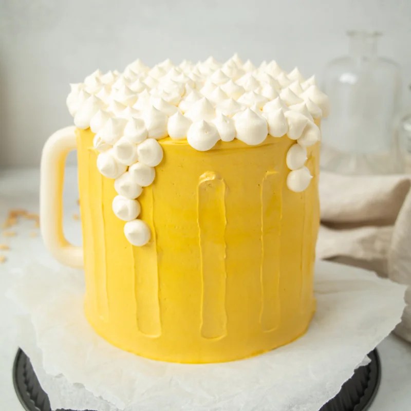 Beer Cake Beer Mug Cake coucoucake cake and baking blog