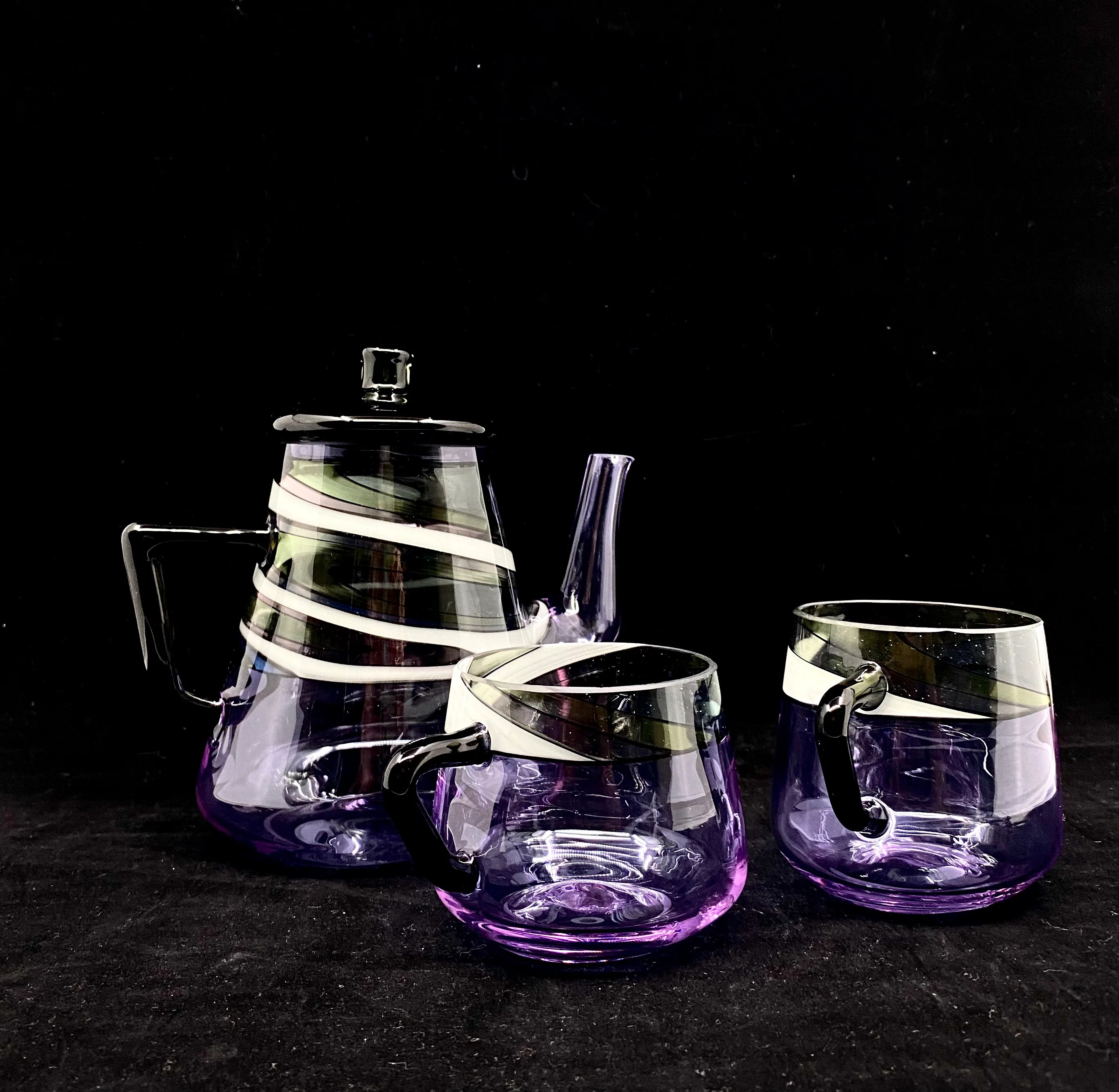 Emily Marie Full Tea Set in Amethyst