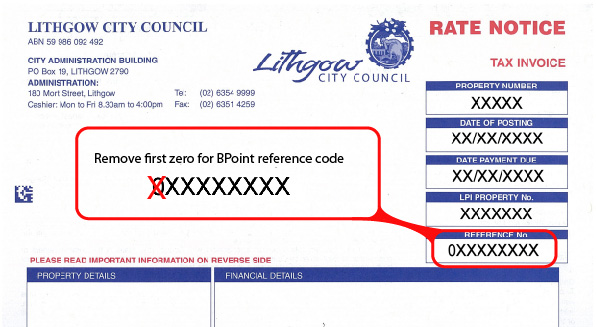 Direct Debits Lithgow City Council