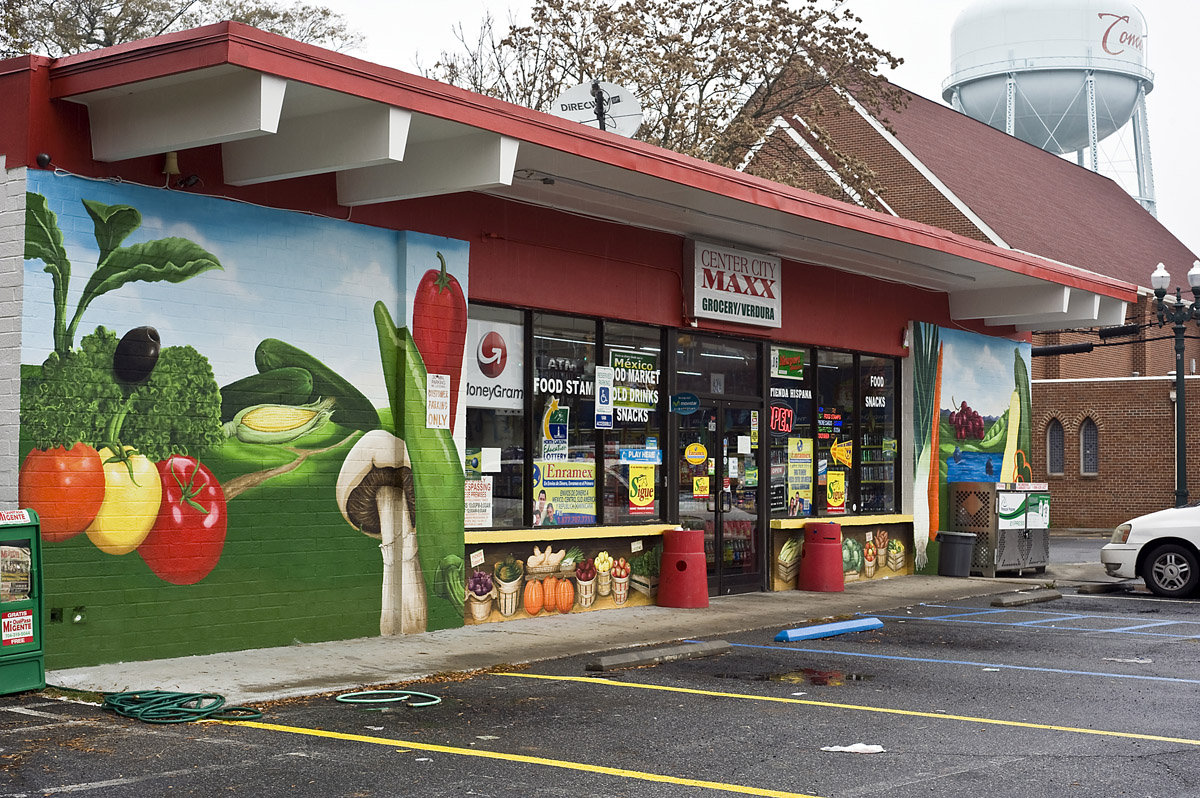 Healthy Corner Store Mural, A National Initative in NC Councill Fine