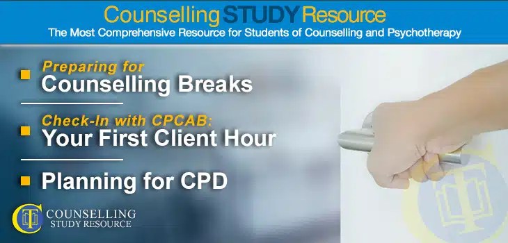 Preparing for Counselling Breaks • [Podcast for Counsellors]